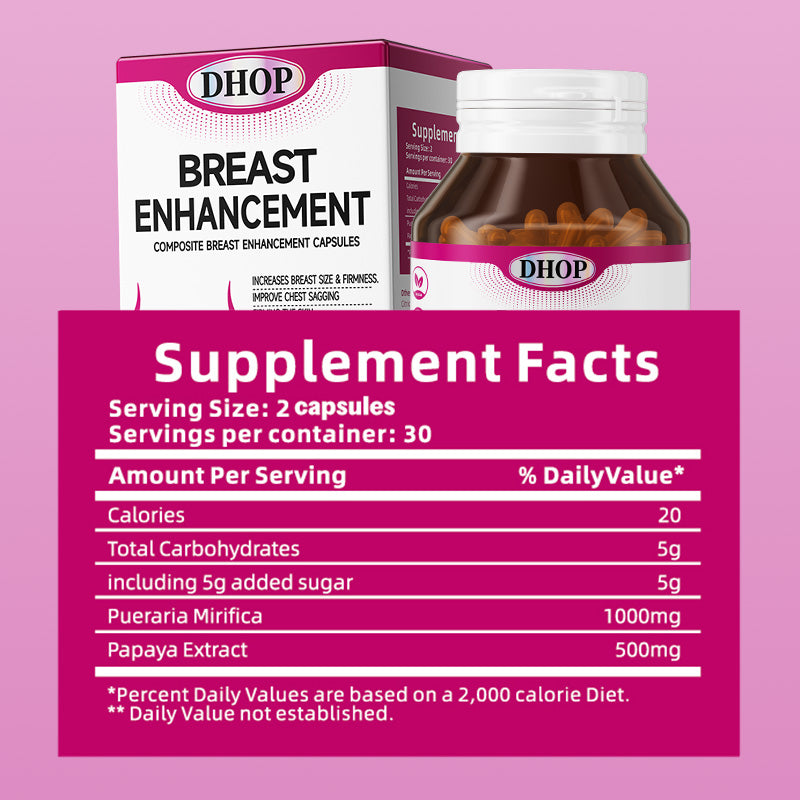 NUTRIBLOOM-Papaya & Pueraria Natural Breast Wellness Capsules