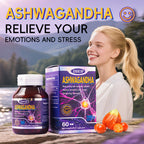 NUTRIBLOOM Organic Ashwagandha Supplement – Calm, Sleep & Stress Support