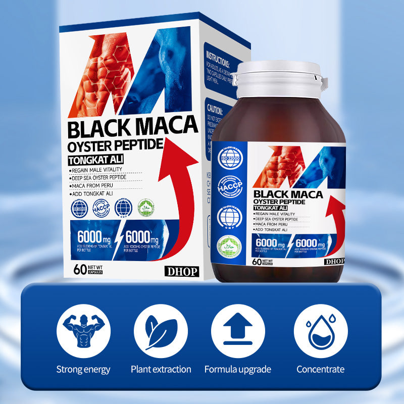 NUTRIBLOOM-BLACK MACA OYSTER PEPTIDE TONGKAT ALI Kapsel