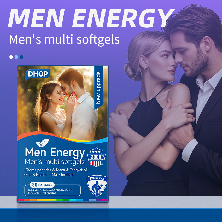NUTRIBLOOM Men's Multivitamin Softgels – Energy, Testosterone & Immune Support