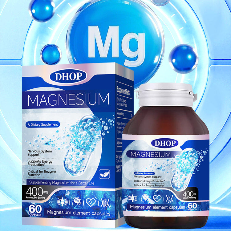 NUTRIBLOOM Magnesium Supplement 400mg – Boost Energy, Sleep & Heart Health