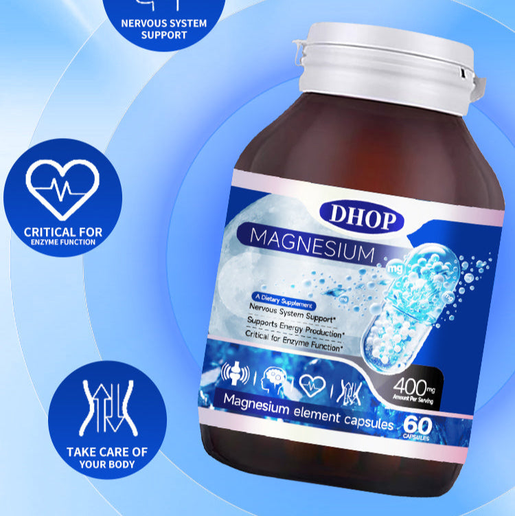 NUTRIBLOOM Magnesium Supplement 400mg – Boost Energy, Sleep & Heart Health