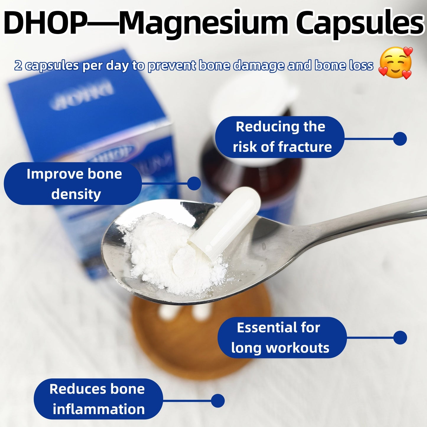 NUTRIBLOOM-Cápsulas de Magnesio