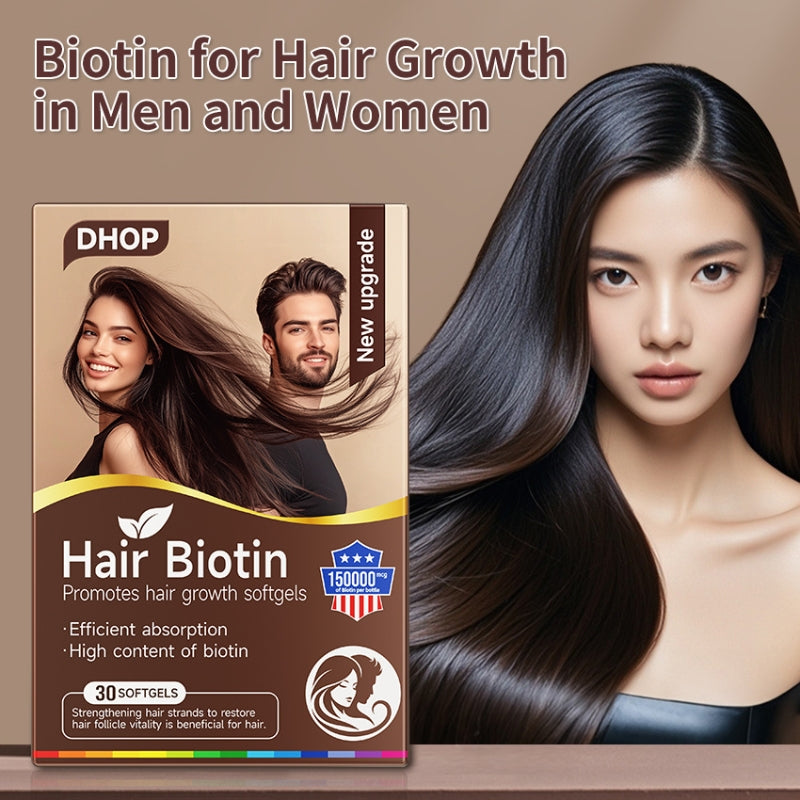 NUTRIBLOOM-Hair Biotin Promotes hair growth softgels