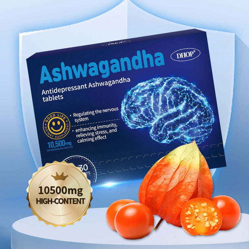 NUTRIBLOOM-Antidepresivo tabletas de Ashwagandha (Caramelos prensados)