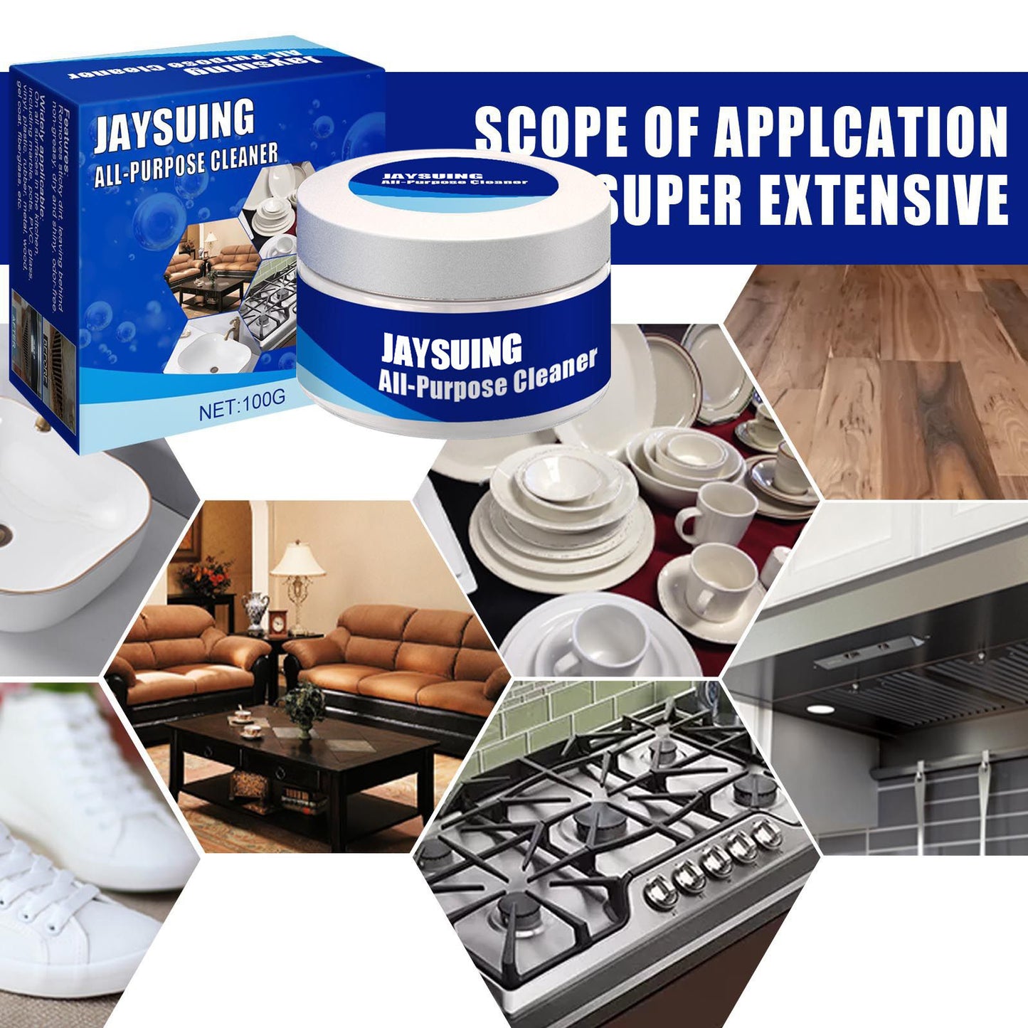 Stainless Steel Rust and Stain Remover – Pot Cleaner and Polish (Includes Sponge)