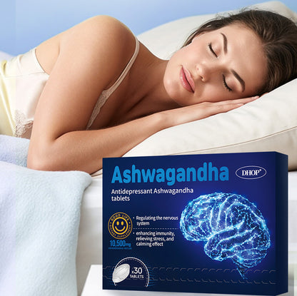 NUTRIBLOOM-Antidepresivo tabletas de Ashwagandha (Caramelos prensados)