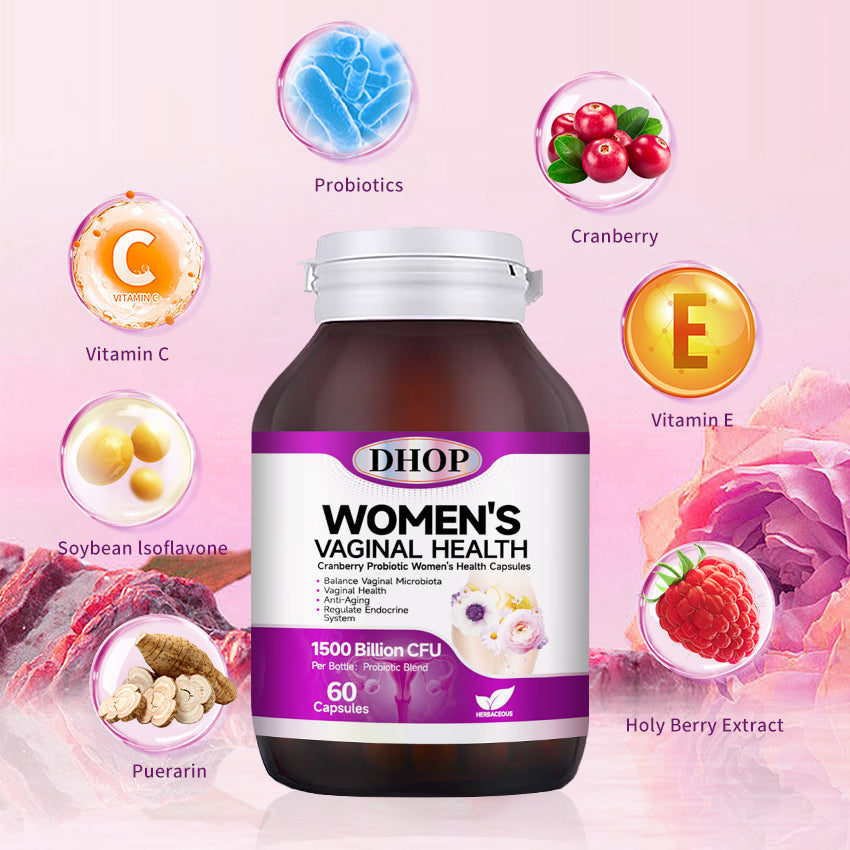 NUTRIBLOOM Cranberry Probiotic for Women – UTI, Urinary Tract & Vaginal Health Support, Gastrointestinal support，60 Capsules