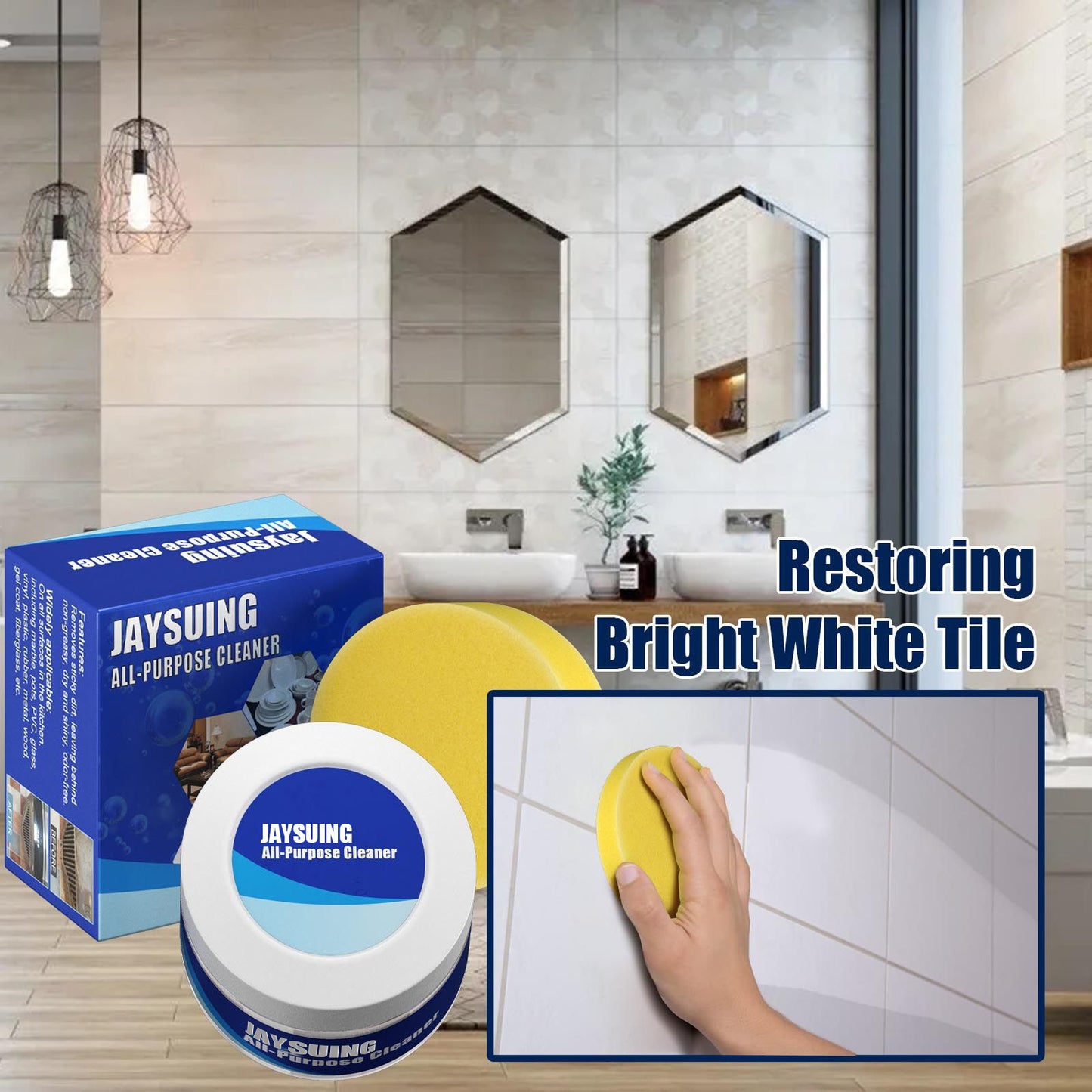 Stainless Steel Rust and Stain Remover – Pot Cleaner and Polish (Includes Sponge)