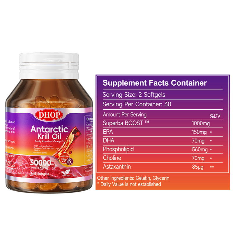 NUTRIBLOOM-Antarctic Krill Oil Softgels