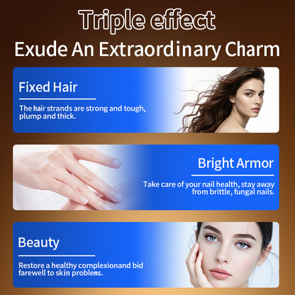 NUTRIBLOOM-Biotina Tabletas de vitaminas para el cabello