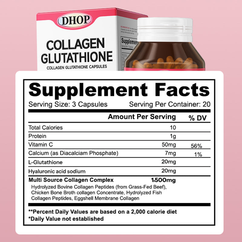 NUTRIBLOOM-Collagen Glutathione Capsules