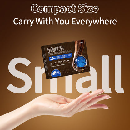 NUTRIBLOOM-Biotina Tabletas de vitaminas para el cabello